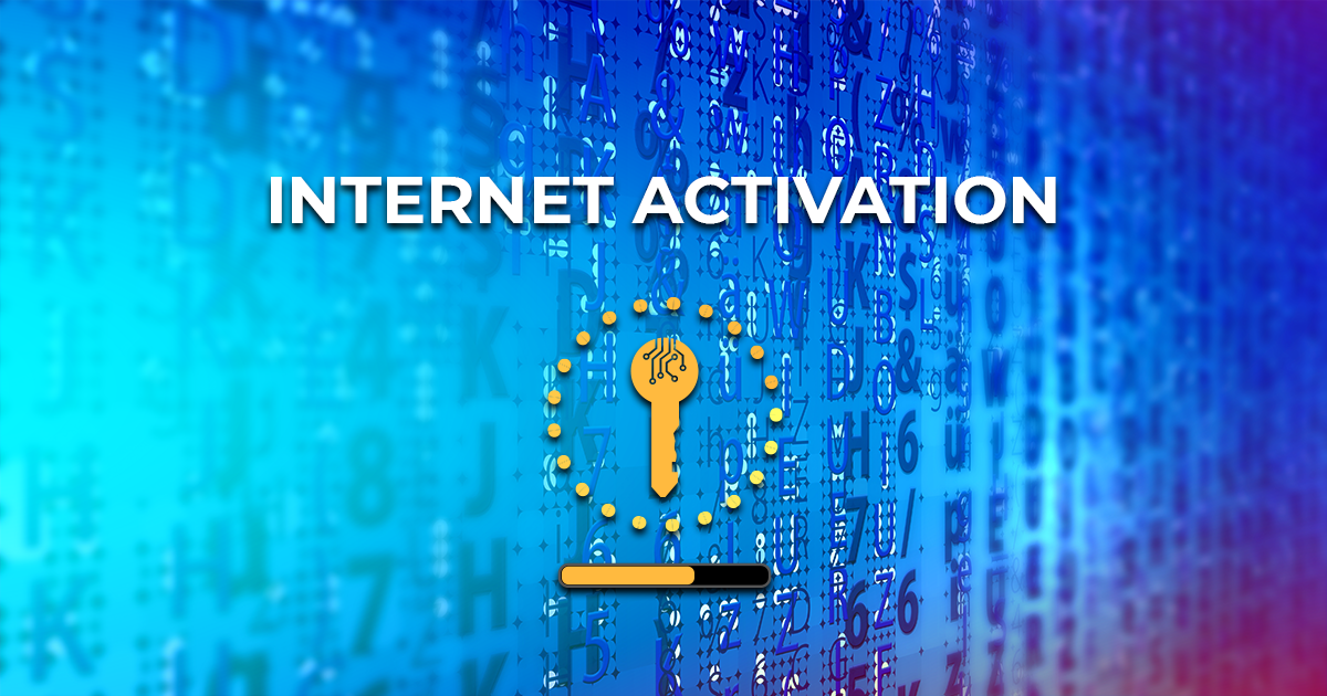 Software license internet activation